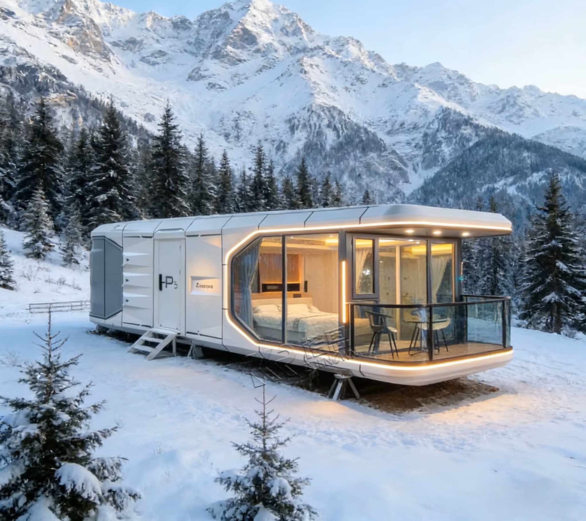 Blacksmith Capsule — premium modular pod homes exterior view